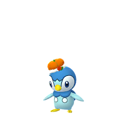 Piplup wearing a Halloween Mischief costume