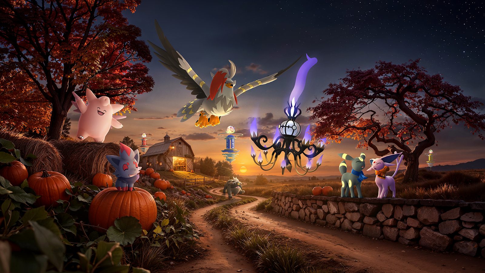 Twilight Trails Season official Pokémon GO graphic