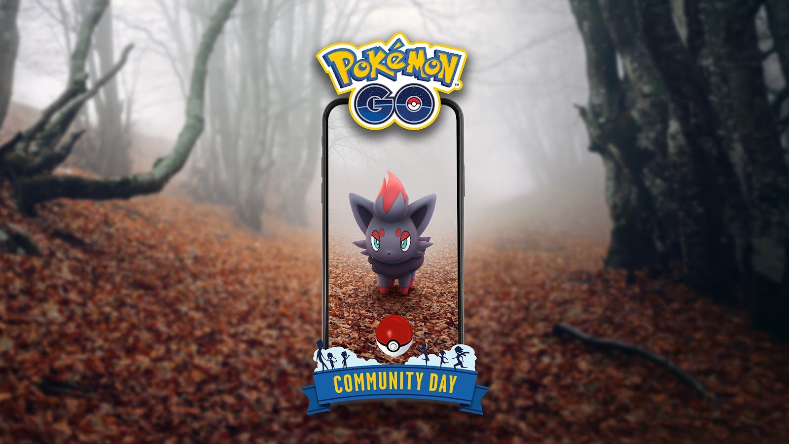 Community Day: Zorua official Pokémon GO graphic